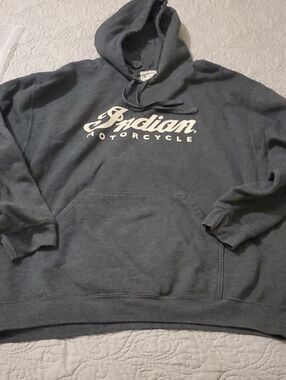 Indian Motorcycle Men's Hooded Sweatshirt Size XL